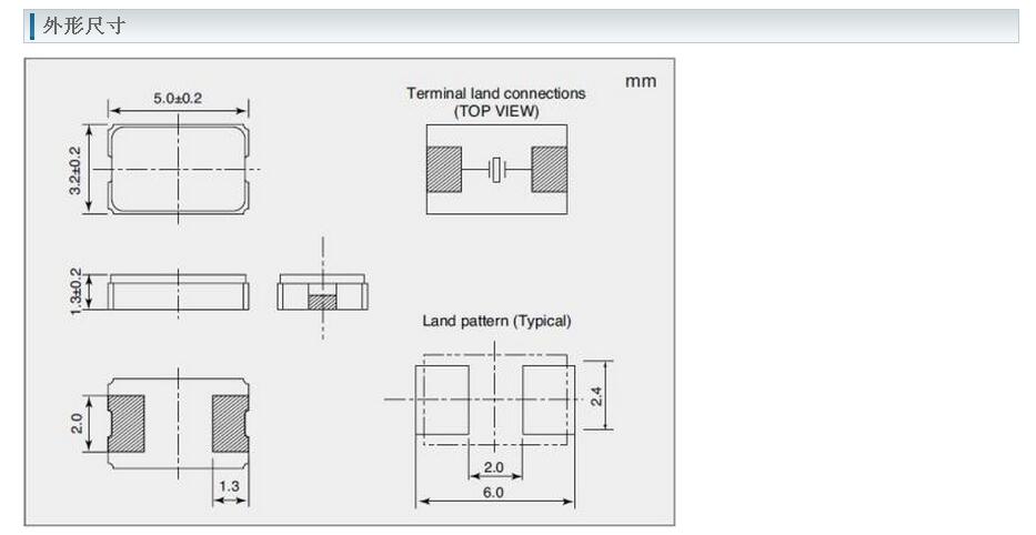 CX5032GA晶振規(guī)格書(shū)