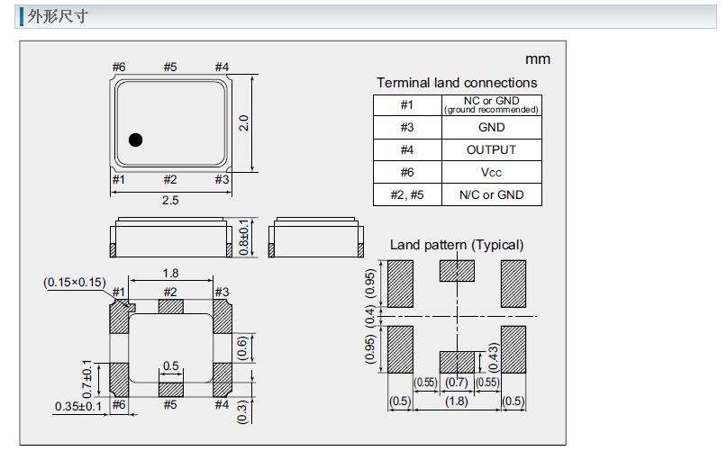 NT2520SB晶振規(guī)格書