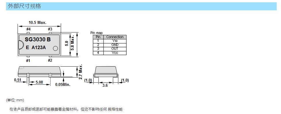 SG-3030JC晶振規(guī)格書