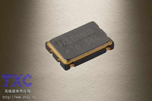 16.384MHz有源晶振,7W16370002,3.3V,25PPM,7050晶振,TXC振蕩器